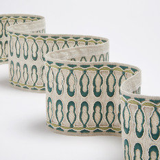 Tudor Braid Green by James Hare 