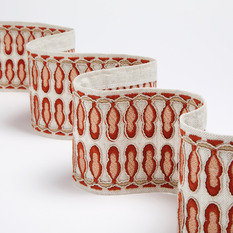 Tudor Braid Terracotta by James Hare 