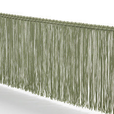 Angel Falls Fringe Soft Sage by James Hare 