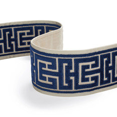 Apollo Key Velvet Braid Sapphire Blue by James Hare 