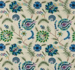 Bukhara Blue Fabric by Jane Churchill