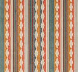 Ravi Stripe Indigo/Multi Fabric by Jane Churchill