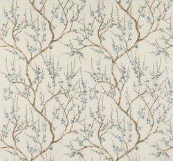 Taree Blue Fabric by Jane Churchill