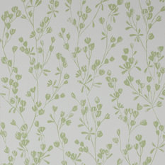 Ines Green Wallpaper by Jane Churchill