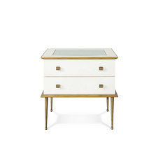 Getty Natural Vellum & Cortes Gold Bedside By Julian Chichester