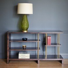 Otto Brown Vellum Console Table by Julian Chichester 