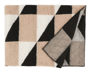 Segment Throw Recycled Monochrome by Kirkby Design