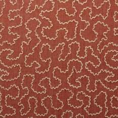Wiggle Carmine Fabric by Linwood