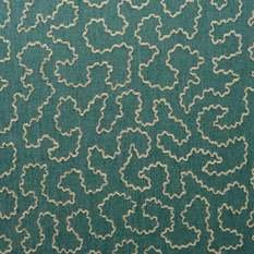 Wiggle Cyan Fabric by Linwood
