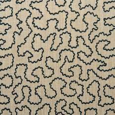 Wiggle Ebony Fabric by Linwood