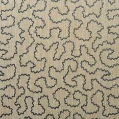 Wiggle Smoke Fabric by Linwood