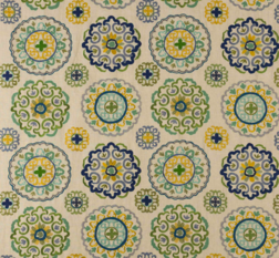Margaux Mer Fabric by Manuel Canovas