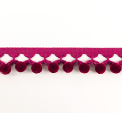 Sonate Fuchsia Trimming by Manuel Canovas