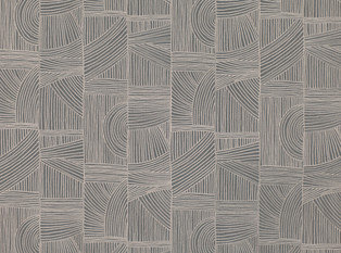 Woodgrain Carbon Blue Fabric by Mark Alexander 