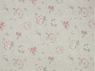 Peony Coromandel Red Fabric by Mark Alexander 