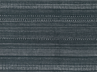 Scribe Indigo Fabric by Mark Alexander 