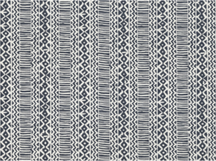 Veranda Zigzag Indigo Fabric by Mark Alexander 