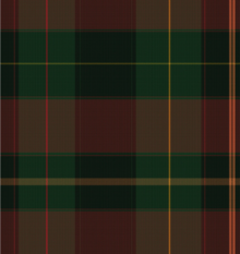Equestrian Plaid Burgundy Wallpaper by Mind the Gap
