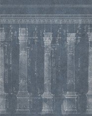 Colonnade Blue Wallpaper by Mind The Gap