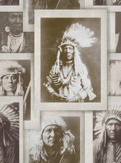 Indian Chiefs Sepia Wallpaper by Mind The Gap 