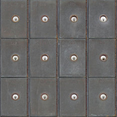 Industrial Metal Cabinets Wallpaper by Mind The Gap 