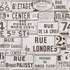 Street Signs Brown Wallpaper by Mind The Gap 