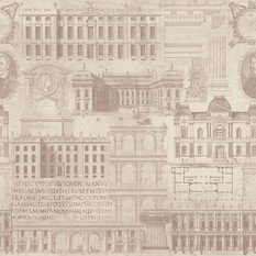 Vitruvius Taupe Wallpaper by Mind The Gap 