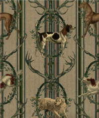 Mountain Dogs Taupe Wallpaper by Mind the Gap