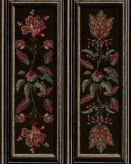 Tyrolean Panel Black Wallpaper by Mind the Gap