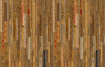 Printed Rulers Small Wallcovering by NLXL