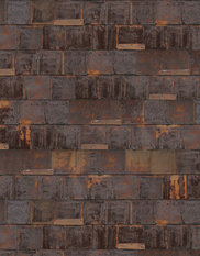 Rusted Metal Brown Wallcovering by NLXL 