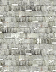 Rusted Metal White Wallcovering by NLXL 