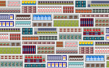 Supermarket Wallcovering by NLXL