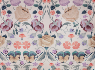 Bonita Shimmer Wallcovering Lilac Ash by Temperley London x Romo