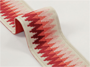 Chevron Braid Poppy Blaze by Temperley London x Romo