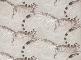 Delilah Wallcovering Moonstone by Temperley London x Romo