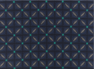 Effie Indigo Sky Fabric by Temperley London x Romo