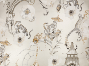 Euphoria Wallcovering Stardust by Temperley London x Romo