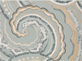 Fantasia Wallcovering Tourmaline by Temperley London x Romo