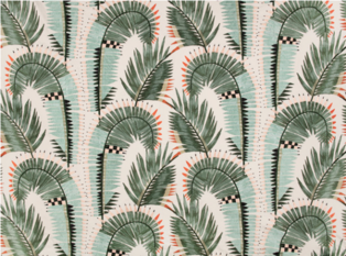 Farrah Agave Fabric by Temperley London x Romo
