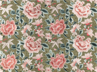 Lavinia Somerset Green Fabric by Temperley London x Romo