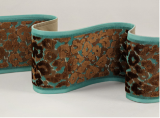 Leopard Velvet Braid Aruba by Temperley London x Romo