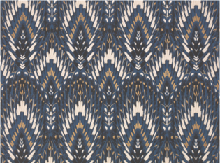 Lolana Wallcovering Cobalt by Temperley London x Romo