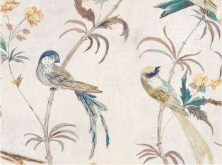 Pluma Wallcovering Gris by Romo