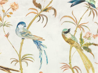 Pluma Wallcovering Olivine by Romo
