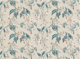 Romo Wisteria Embroidery Cayenne Fabric