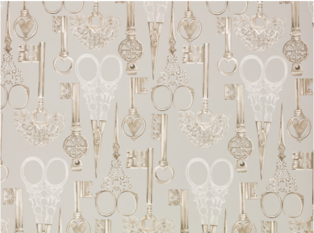 Roxanne Wallcovering Moonstone by Temperley London x Romo