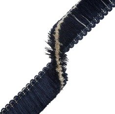 Midnight Inca Brush Fringe by Samuel and Sons