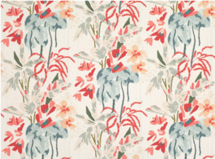 Majorelle Hibiscus Fabric by Villa Nova