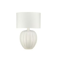 Kristiana Chalk Table Lamp by William Yeoward